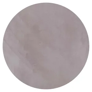 Чехол на круглый пуф, светло-розовый