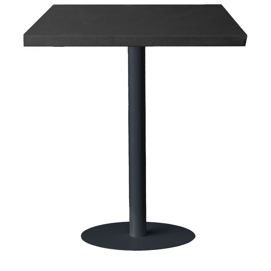 Стол коктейльный Twist Rectangle S, Лакричный леденец + Total Black (телескопические ноги) - Фото миниатюра 2