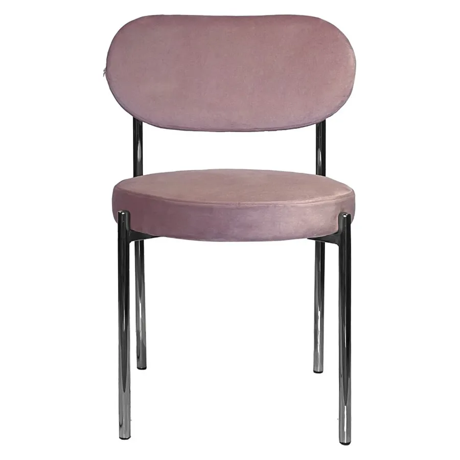 Стул Modern Silver, Pink Lipstick - Фото миниатюра 2