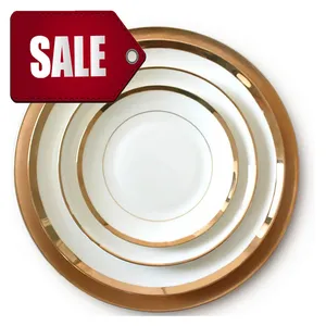 Набор тарелок Golden Rim из 4 шт (продажа)