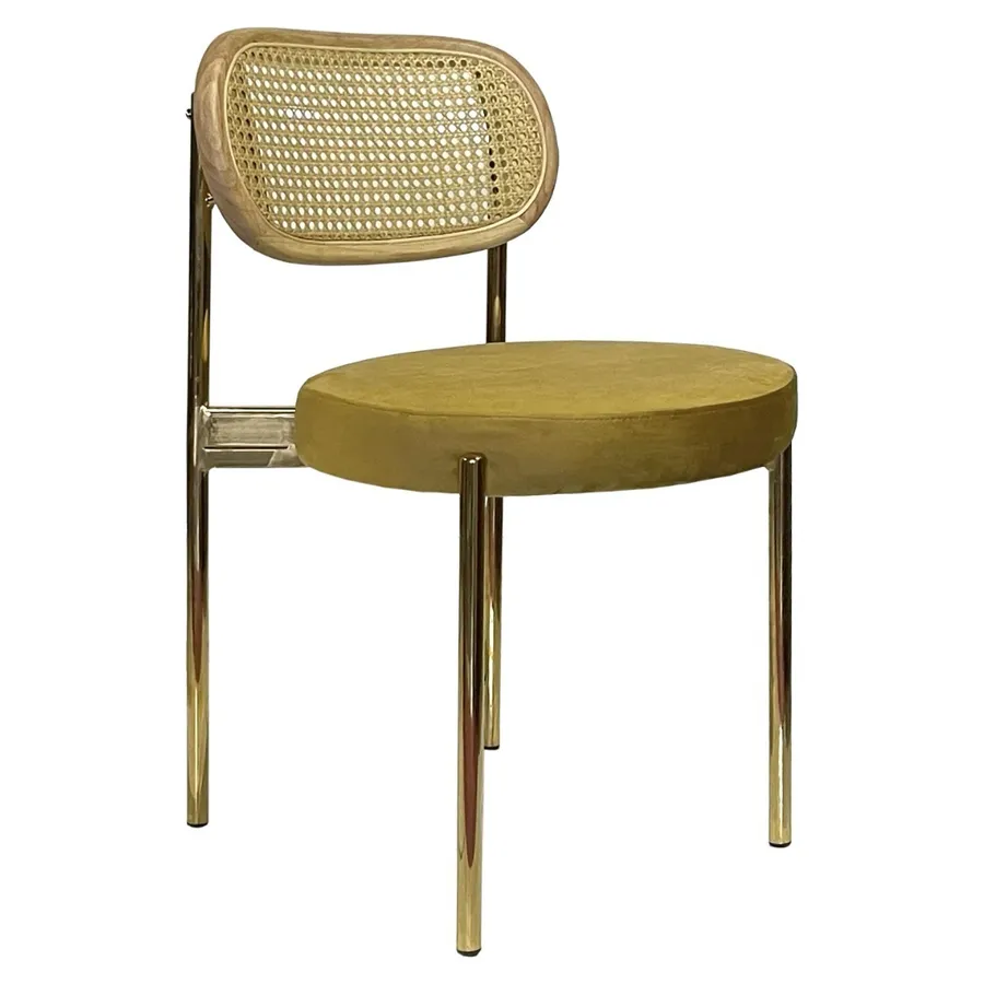 Стул Modern Gold, Natural Rotango + Golden Ocher - Фото основное 1