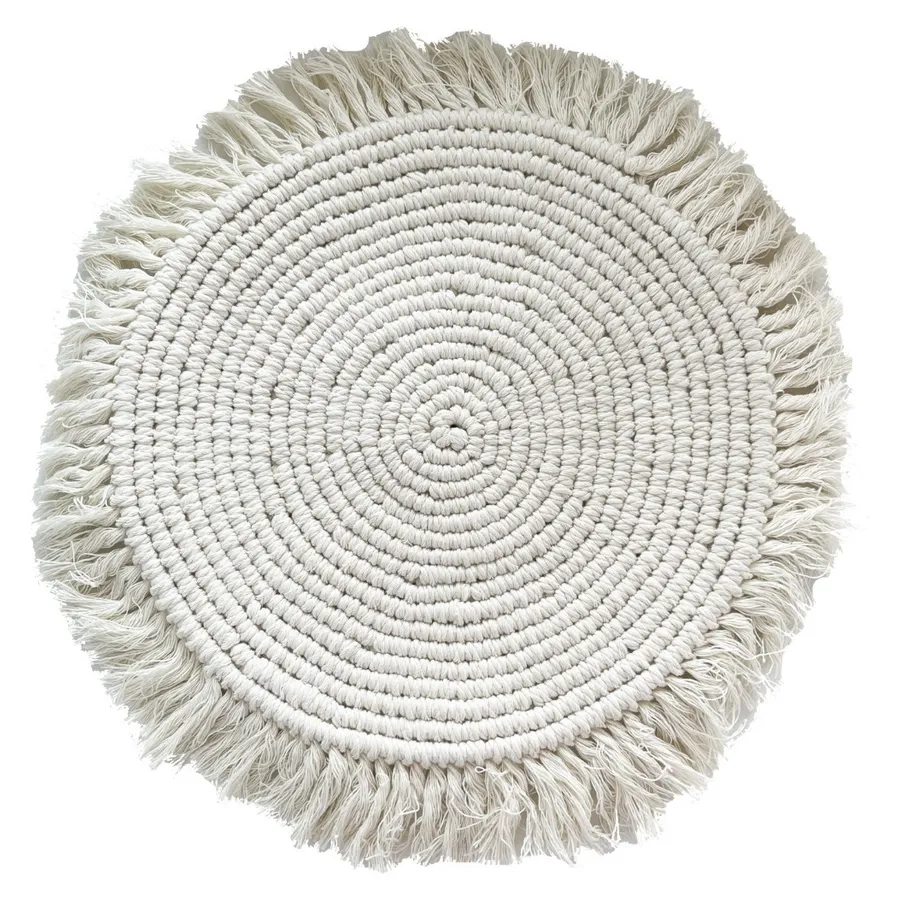 Подтарельник плетеный Macrame - Фото миниатюра 1