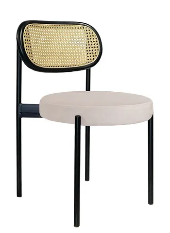 Стул Modern Black, Black Rotango + Cream Bisquit - Фото основное 1