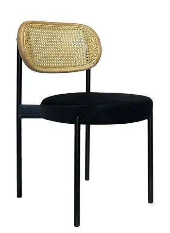 Стул Modern Black, Natural Rotango + Total Black - Фото основное 1