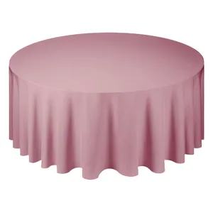 Скатерть пыльно-розовая, ПЛОТНАЯ (без швов на столешнице)