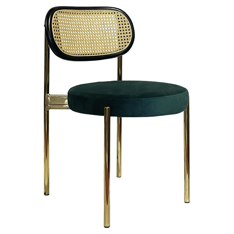 Стул Modern Gold, Black Rotango + Emerald - Фото основное 1