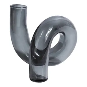 Стеклянная вазочка Piper Smoke - Фото 1