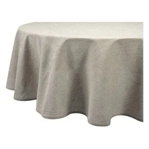 Скатерть лен (гладкая), круглая, 320см