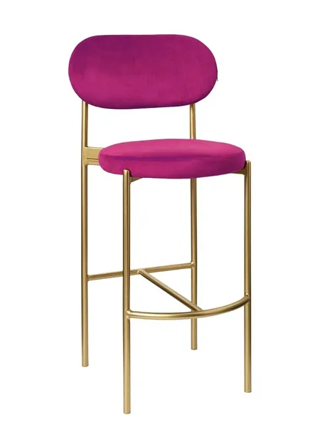 Стул барный Modern Comfy Inviting Fuchsia  (любой цвет каркаса) - Фото основное 1