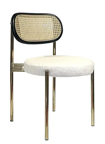Стул Modern Gold, Black Rotango + Teddy - Фото основное 1