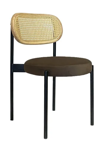 Стул Modern Black, Natural Rotango + Choco mocca - Фото основное 1