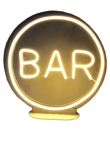 Неоновая надпись на подставке "Bar" - Фото основное 1