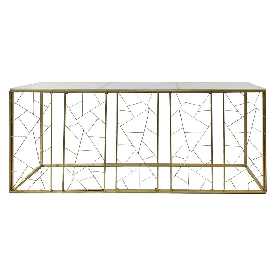 Стол-президиум Nautilus Rectangle Flowy с матовым стеклом - Фото миниатюра 1