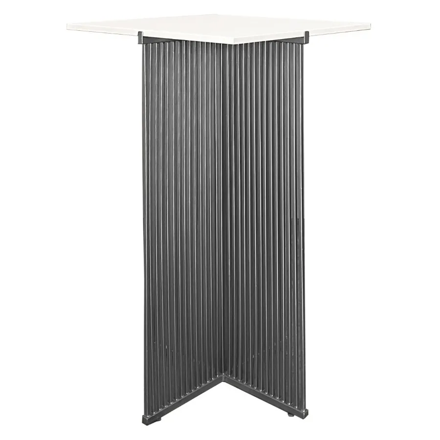 Коктейльный стол Shredder Silver Square - Фото основное 1