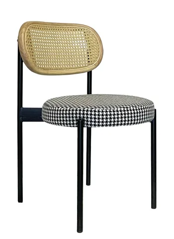 Стул Modern Black, Natural Rotango + Goosefoot - Фото основное 1