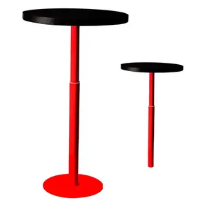 Стол коктейльный Twist Circle Black  (телескопическая нога) - Фото 6
