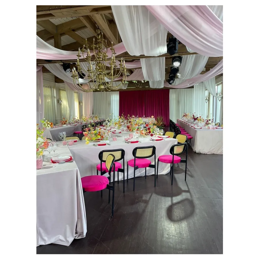 Стул Modern Black, Black Rotango + Inviting fuchsia - Фото миниатюра 3
