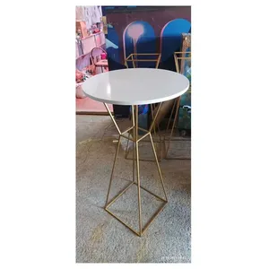 Коктейльный столик Hourglass Gold Circle - Фото 3