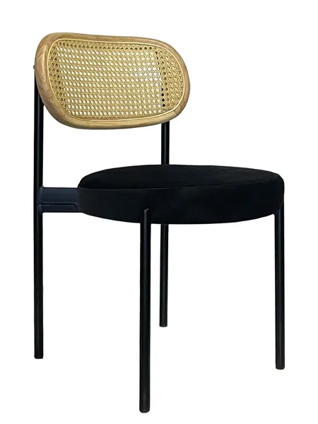 Стул Modern Black, Natural Rotango + Total Black - Фото основное 1