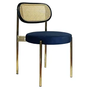 Стул Modern Gold, Black Rotango + Navy