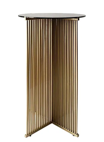 Коктейльный стол Shredder Gold c черной столешницей - Фото основное 1