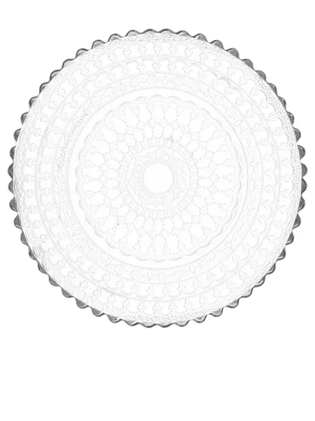 Сервировочная тарелка Lacy Silver - Фото основное 1