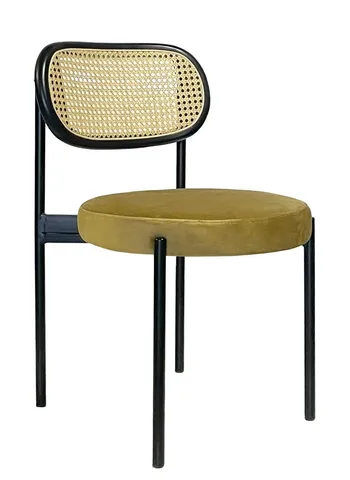 Стул Modern Black, Black Rotango + Golden Ocher - Фото основное 1