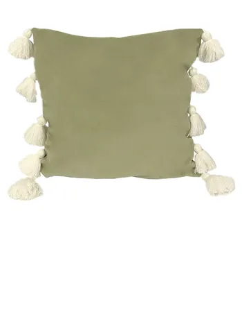 Подушка декоративная Tassel Green - Фото основное 1