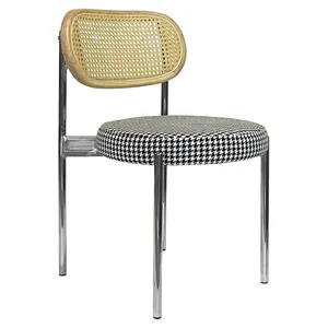Стул Modern Silver, Natural Rotango + Goosefoot