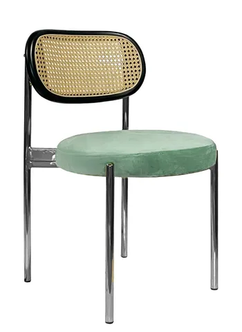 Стул Modern Silver, Black Rotango + Mint - Фото основное 1