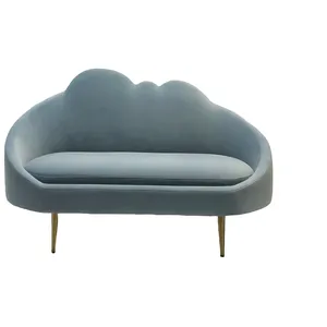 Диван Cloud, серо-голубой