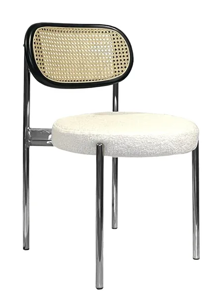 Стул Modern Silver, Black Rotango + Teddy - Фото основное 1