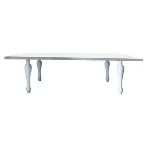 Стол 300см с кастомизируемой столешницей Aztec White матовый