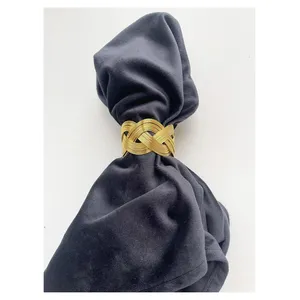 Кольцо для салфетки Braid Gold - Фото 2