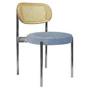 Стул Modern Silver, Natural Rotango + Something blue