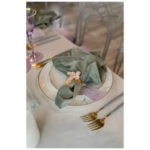 Сет порционных тарелок Marble - Фото 2