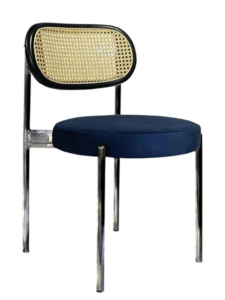 Стул Modern Silver, Black Rotango + Navy - Фото основное 1