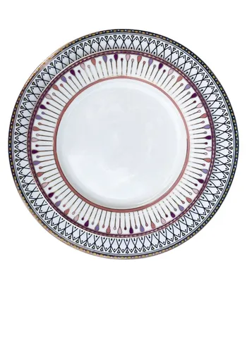 Сет тарелок Pattern Pink S и Pattern Black M - Фото основное 1