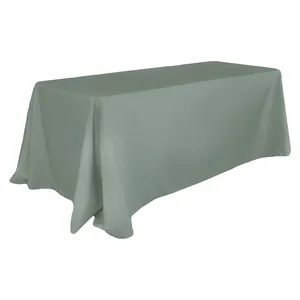 Скатерть полиэстер, прямоугольная, эвкалиптовая