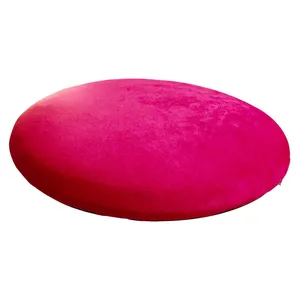 Подушка барного стула велюр, малиновая