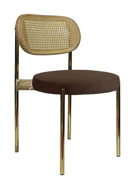 Стул Modern Gold, Natural Rotango + Choco mocca - Фото основное 1