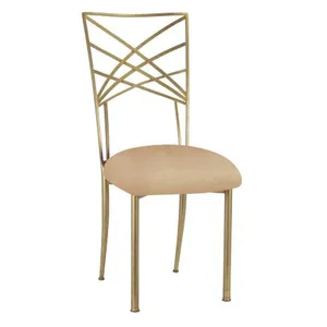 Подушка на стул Chameleon бежевая велюр