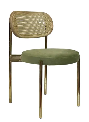Стул Modern Gold, Natural Rotango + Matcha - Фото основное 1