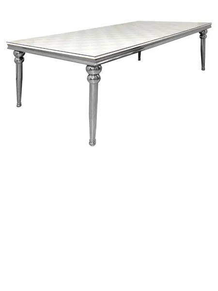 Стол Rectangle-240 Silver + печать на столешницу Print Etc. - Фото основное 1