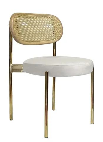 Стул Modern Gold, Natural Rotango + Milky Way - Фото основное 1