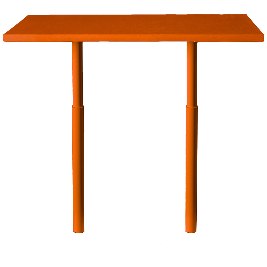 Стол коктейльный Twist Rectangle M, Тыквенный тарт + Marigold (телескопические ноги) - Фото миниатюра 2