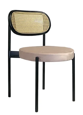 Стул Modern Black, Black Rotango + Rose Quartz - Фото основное 1