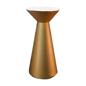 Стол коктейльный Gold konus (матовый+стекло)