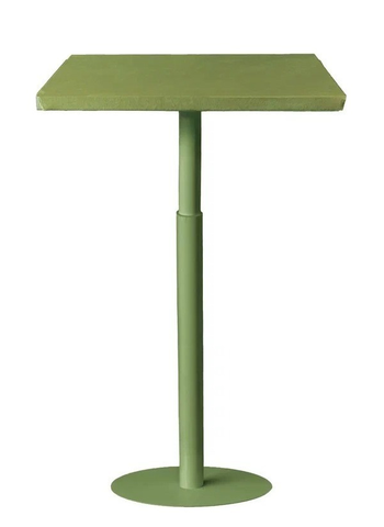 Стол коктейльный Twist Rectangle S, Фисташковое пралине + Matcha (телескопические ноги) - Фото основное 1