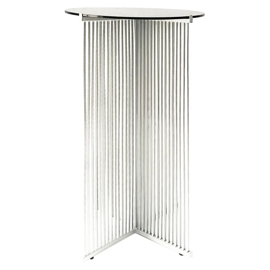 Коктейльный стол Shredder White c черной столешницей - Фото миниатюра 1